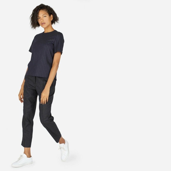 Everlane Premium Wool Flannel Back-Zip Size 4 - Picture 3 of 12